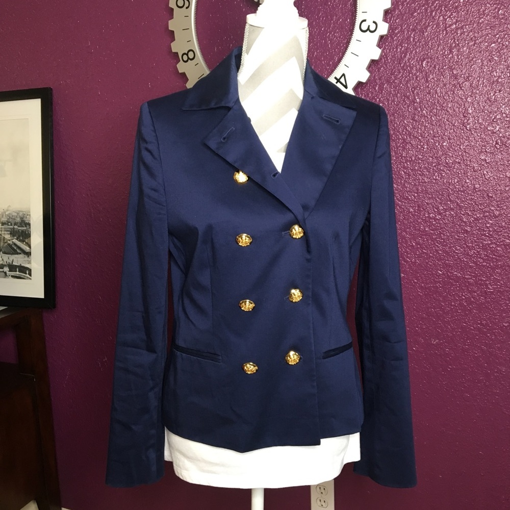 LAUREN Ralph Lauren double breasted blazer Navy